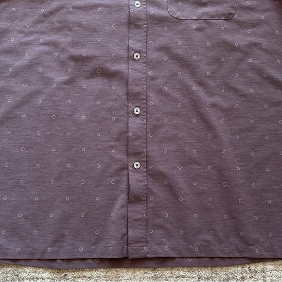 Vuori Men's Casual Button Down Shirt - Dark Brown - Picture 4 of 8